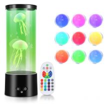 Led Meduse luci notturne Lampada Lava Luce Lampada da tavolo Creativa Camera da letto rgb Artificiale - Hengda