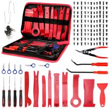 Hengda - einfeben 158 Pièces Outils De DéMontage De Garnitures Trousse Rivet Clips et Bandes de Câble pour Voiture Porte Panneau Tableau de Bord