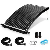 Hengda - Panneau de chauffage solaire de piscine incurvé 15 L,Ø38 mm,110x65cm,1pcs