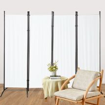 Paravent Paravants & Séparation de pièce Mur espagnol Chambre Séparation de pièce Outdoor Séparateur de pièce 4 fois Beige - Hengda