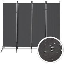 Paravent Paravents Balcon Séparation de pièce plusieurs choix Cloison Outdoor Paroi pare-vue 4 pièces Anthracite - Hengda