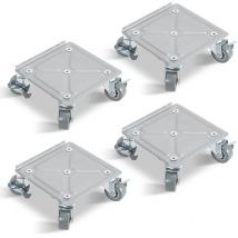 Plateau Roulant 4pcs Charge max 500 kg Planche à roulettes Transporteur de meubles pour tous les sols Aide au transport - Hengda