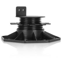 Hengda PLOT RÉGLABLE DE 30 À 60 MM 50 Pièces POUR TERRASSE BOIS ET COMPOSITE Socle en Plastique Roulements à Plaques Plastique WPC