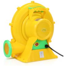 Einfeben Pompe à Air 550W Pompe Electrique Gonflable de Ventilateur pour Châteaux Gonflables Jaune