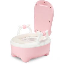 Hengda - Pot pour enfant. toilette pour enfant. siège de toilette pour enfant avec poignées et fonction antidérapante Rose