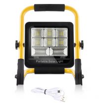 Hengda - Projecteur led Rechargeable 50W Projecteur Chantier 6000mAh Lumiere led Sans Fil Exterieur Batterie Projecteur led Portable Lampe de