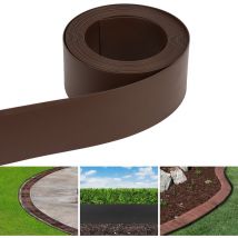 Hengda - Rasenkante Kies Beeteinfassungen Mähkante Beetumrandung Gartens Oberkante Gartenwegen Beeteinfassung Gartenumrandung Rasenbegrenzung Braun