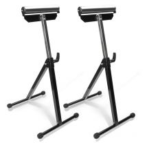 Support à rouleaux 2x Tréteau roulant Tréteau pliant Tréteau de travail jusqu'à 60 kg - Hengda