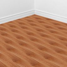 Hengda Tablas de PVC autoadhesivas.Caja de 7 planchas de vinilo autoadhesivas.Roble cálido clásico. aprox. 1 m².