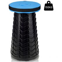 Hengda - Tabouret télescopique portable Siege Pliant Portable Tabouret Retractable pour Les Voyages. Camping 45x26CM Bleu