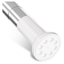 SWANEW Tringle à rideau de douche-Barre à Tension de Douche-sans perçag-extensible-Inoxydable-40-260cm