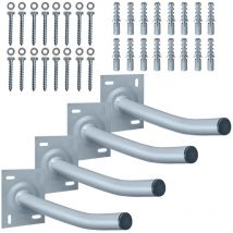 Scaffali porta pneumatici 4X Porta Pneumatici Auto Porta Pneumatici a Muro Porta Pneumatici a Muro Caricabile fino a 50kg Hengmei