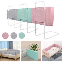 Hengmei - Sponde e barriere anticaduta letto 60 cm Barriera da letto per bambini regolabili in tubo d'acciaio anti-fallo regolabile da 40 a 60 cm