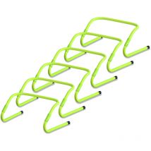 Agility Lot de 6 obstacles de coordination réglables pour football, entraînement d'agilité Hengmei