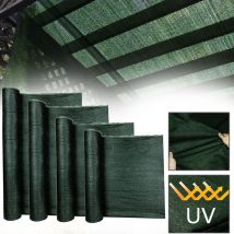 Hengmei - PVC-Zäune Sichtschutz Zaunblende Schattiernetz Sonnenschutz Windschutz (1.2X10m, Grün)
