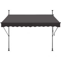 Naizy - Tenda da sole con morsetto, tenda da balcone, protezione privacy per balcone a scomparsa, copertura per balcone, resistente alle intemperie e