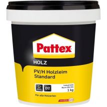 Pattex PV/H Universal Holzleim Holzkleber für alle Holzarten Transparent 1kg