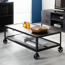 Henry Dark Metal Coffee Table