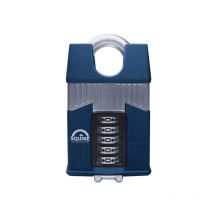 Warrior High-Security Closed Shackle Combination Padlock 65mm HSQWC65CS - Squire