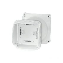 4012591121794 kf 0600 g boîte de dérivation pour montage sur mur ou plafond jusqu'à 6 o.borne de fixation 62000051 - Hensel