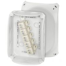 62000010 Cassetta di derivazione (l x l x a) 77 x 180 x 130 mm Grigio (ral 7035) IP66 (guarnizione piastra front - Hensel