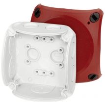 62000035 Cassetta di derivazione (l x l x a) 62 x 93 x 93 mm Grigio (ral 7035), Rosso 1 pz. - Hensel