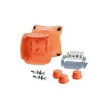 Hensel - boîte de dérivation fk 0404 1,5 À 4QMM, 5 BROCHES boîte, boîtier pour montage sur le mur/plafond 4012591126034