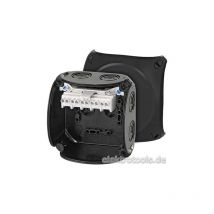 Kabelabzweigkasten 1,5-4 5POL. sw kf 0404 b 4012591121787 - Hensel