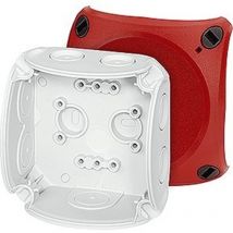 Hensel Kabelabzweigkasten – quadratisch – 93mm x 93mm x 62mm – IP66 – rot