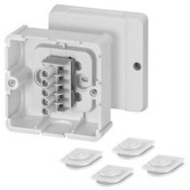 Hensel - 6000038 Abzweigkasten (l x b x h) 49 x 88 x 88 mm Lichtgrau (ral 7035) IP54 1 St.