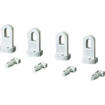 Hensel Befestigungskeile Mi BE – Verbinder/Trennsteg – Kunststoff – grau RAL 7035
