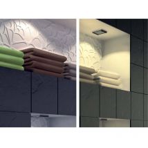 Hera - Aro Mueble Cuad.Dynamic Led Q-Pad 24V 7,5W Alum.Mate Neutra