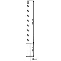Heraeus Nexensos - Yageo Nexensos 31500989 w-eyk 6 PT1000 Platin-Temperatursensor -40 bis +500 °c 1000 ω 3850 ppm/K