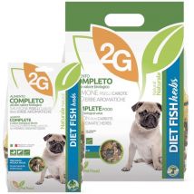 HERBES DE POISSON DIET 2 Kg: Aliment complet pour chiens DIET FISH HERBS riche en Oméga 3 pour soutenir le système immunitaire