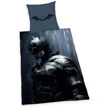Batman Biancheria da Letto, Cotone, Multicolore, Federa 80x80 cm, Copripiumino 135 x 200 cm - Herding