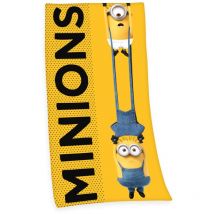 Minions 2 Asciugamano in velluto, Cotone, Multicolore, 75 x 150 cm - Herding