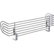 Herdschutz Gitter verchromt - 60 cm - Universal Kinder Herd Sicherung