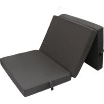 Herlag - Klappmatratze Senior dunkelgrau, 195x85 cm, Faltmatratze, Campingmatratze