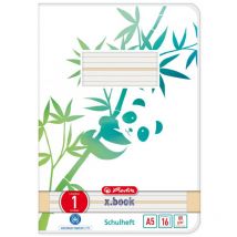 GREENline - Image - Vert - Blanc - A5 - 16 feuilles - 80 g/m² - Livre broché (50040001) - Herlitz
