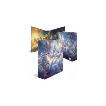 HERMA Carpeta A4 Fantasy Unicornio, 7 cm de ancho, archivador de anillas con diseño de guardería, colorido con impresión interior para niños, niñas y