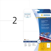 4693 Etichetta A Pellicola 210 X 148 Mm Pellicola In Poliestere Bianco 50 Pz. A Tenuta Extraforte Stampante Laser - Herma