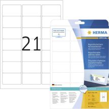 5074 Etichetta Per Indirizzo 63.5 X 38.1 Mm Carta Bianco 525 Pz. Staccabile Stampante A Getto D'Inchiostro, Stamp - Herma