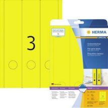 Ordneretikett 5136 61x297mm Gelb 60 St.pack. - Herma