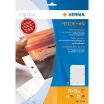 Herma - 7589 - Transparent - Blanc - Polypropylene (pp) - Portrait - 200 mm - 300 mm - 10 pièce(s)