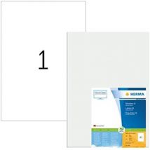 Herma - 8692 - Blanc - Rectangle - Permanent - A3 - Papier - Mat