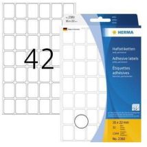 Herma - Haftetiketten 2380 16x22xmm weiß 1344 Stück