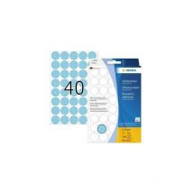 Herma - Markierungspunkt 19mm Papier blau 1.280 Etik./Pack. 19mm Papier blau 1.280 Etik./Pack.