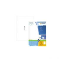 Universaletikett premium 200 x 297 mm (b x h) nicht wieder ablösbar Papier weiß 100 Etik./Pack.