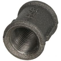 Hermann Schmidt - Temperguss 270 manchon 14270020 dn 20, 3/4", ig/ig, noir