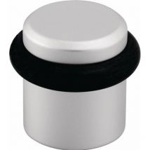 Bodentürpuffer 4735 ø 39 mm Höhe 36 mm Aluminium silberfarbig matt eloxiert Dübelmontage
